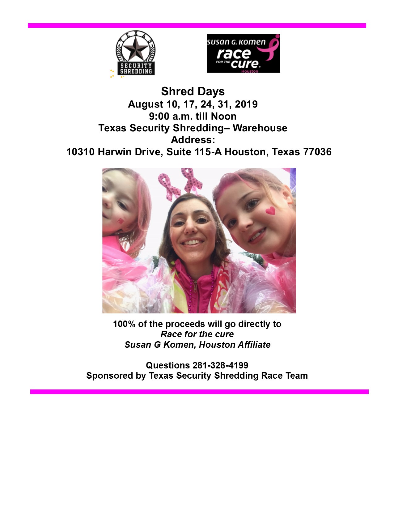 Shred Day With Susan G Komen